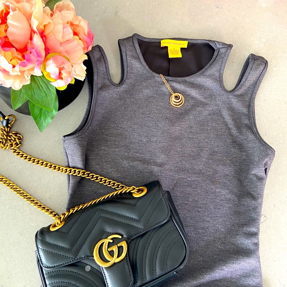 Slim fit Athleisure Grey Dress